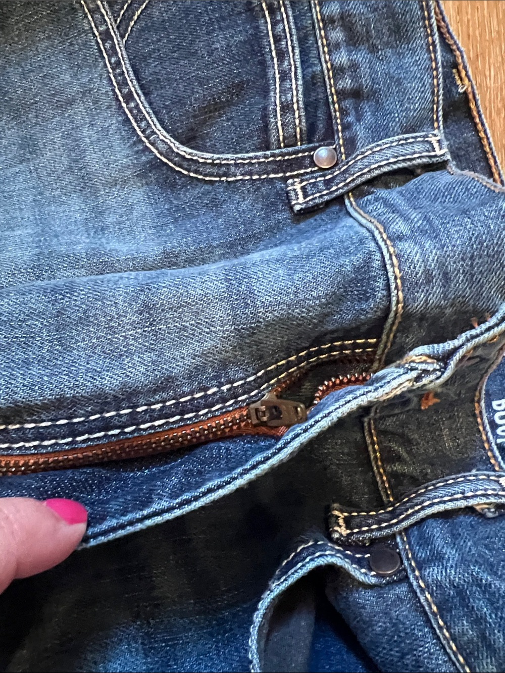 Wrangler Retro Relaxed Boot Men’s 36x36 Blue Jeans - Picture 10 of 11